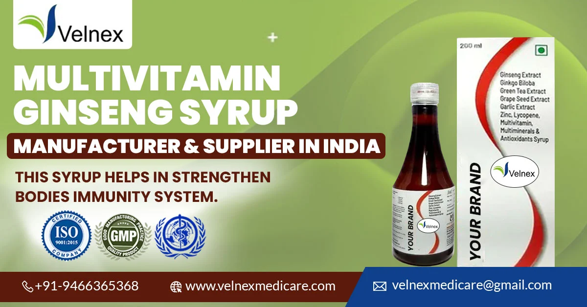 Multivitamin Ginseng Syrup Manufacturer