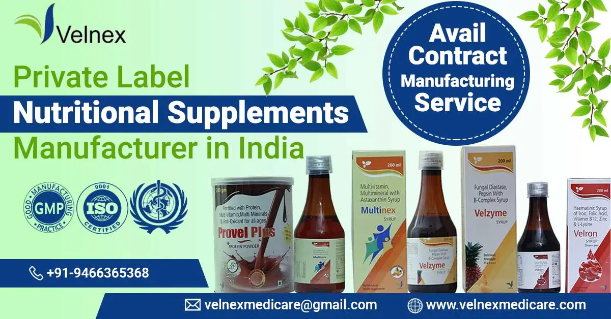 Private Label Nutritional Supplements Manufacturer